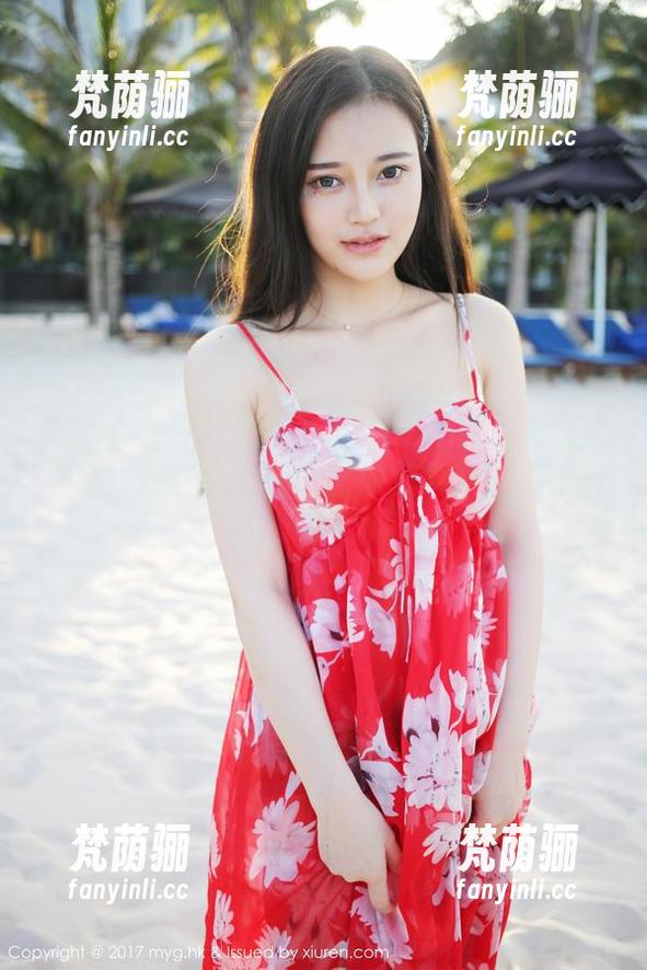 美媛馆 - 在这里！鱼子酱Fish的白裙原图在线，相信我，裙子比你想象中还要轻盈！